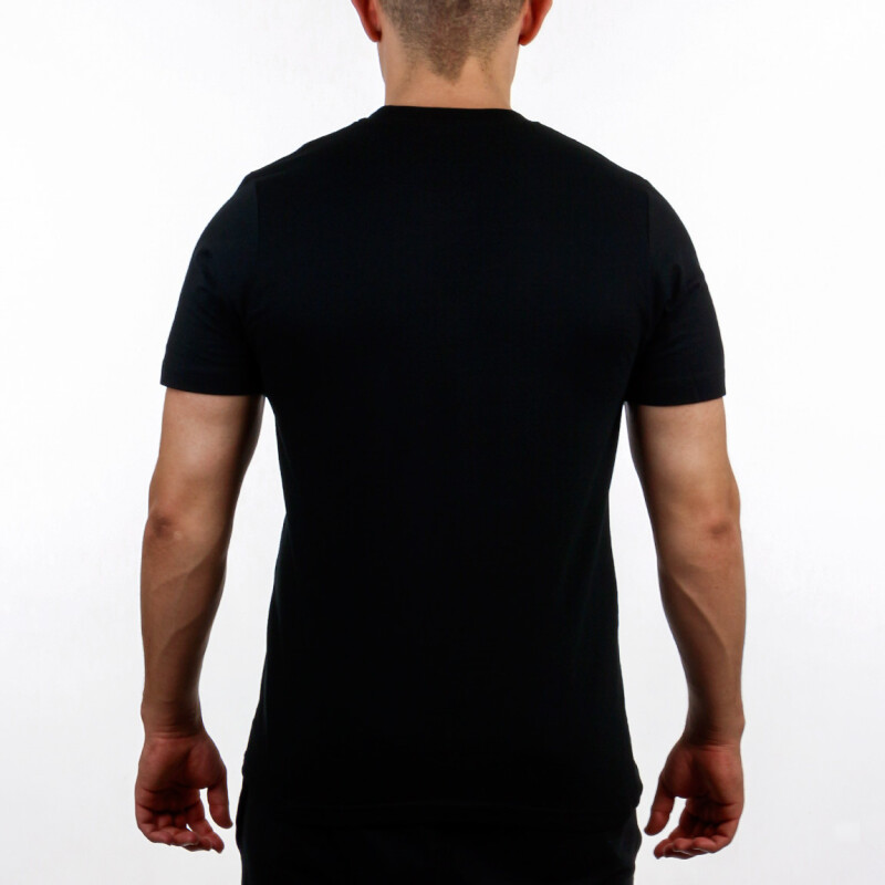 Austral Men's Neck T-shirt - Black Negro-negro
