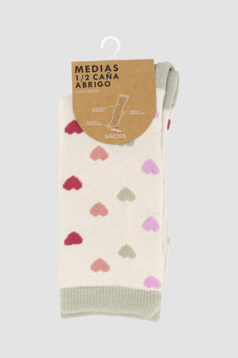 Medias con diseños. de abrigo con tener felpa interior. Estampado 3