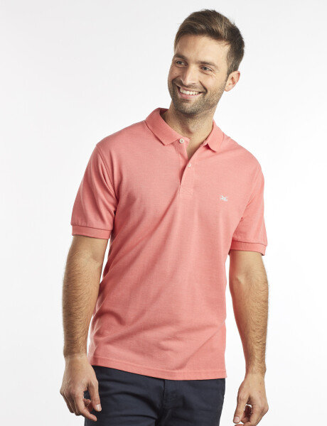 REMERA POLO PIQUE Coral Mix