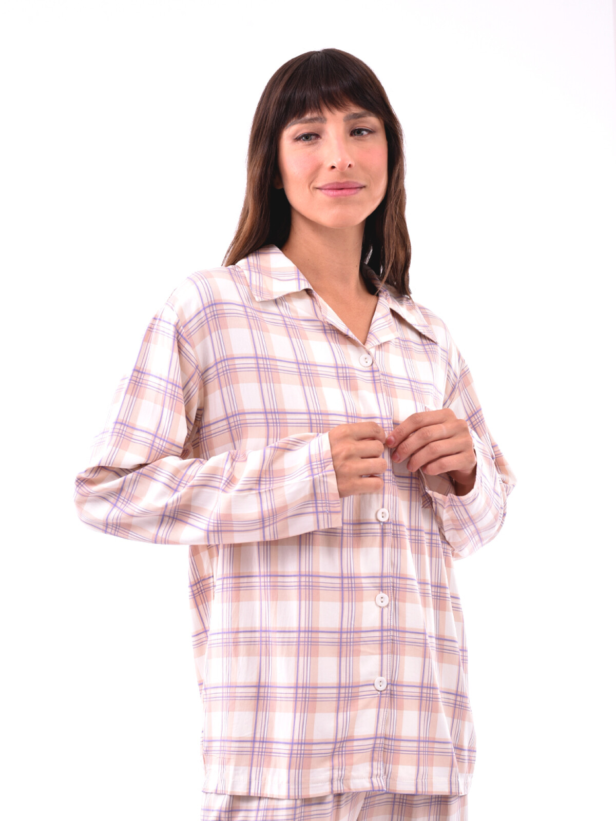 PIJAMA CONJUNTO PANTALON CAMISA VARIANTE — Guapa Paprika