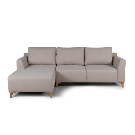 Rinconera Gino - Tela Microfibra - Chaise izquierdo TC 1010 (Beige)