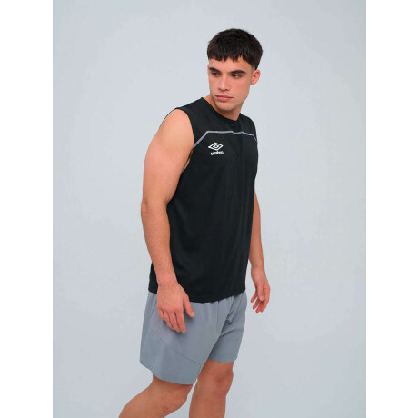 Remera Sin Manga Balance de Hombre Negro