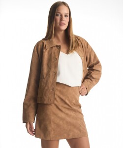 Falda Suede TOSTADO