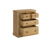 Comoda Rustica 4 Cajones Natural 028 Comoda Rustica 4 Cajones Natural 028