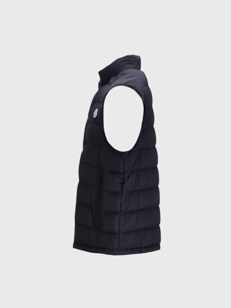 MONCLER - Chaleco de Plumas Barthe Negro