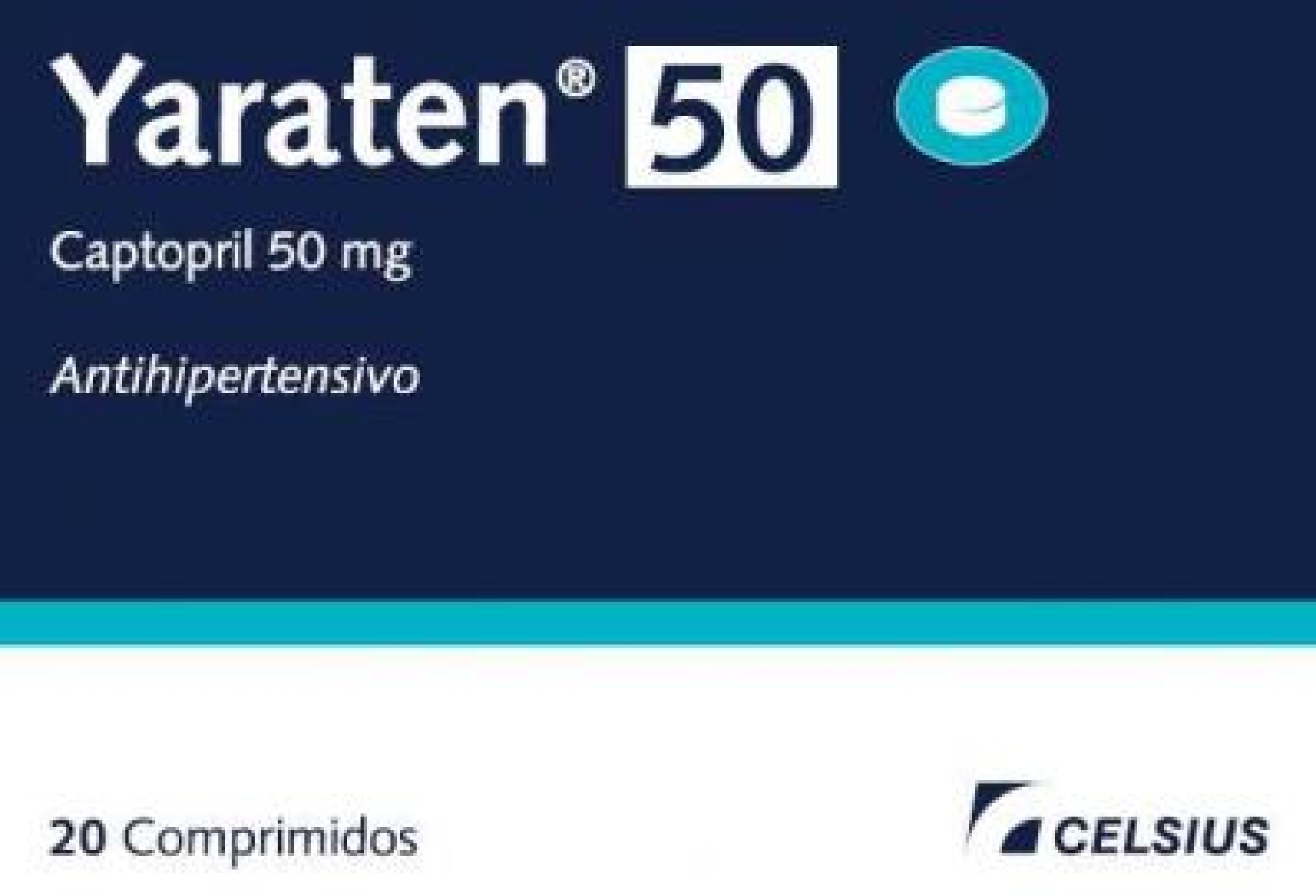 Yaraten 50mg 20 Comprimidos 