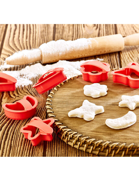 SET X6 CORTANTES GALLETITAS PLASTICO SURTIDO SET X6 CORTANTES GALLETITAS PLASTICO SURTIDO