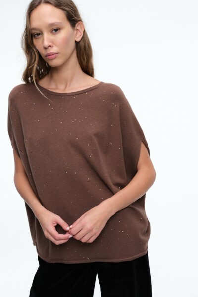 TOP CUADRADO Marron