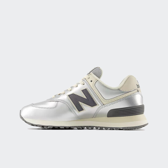 Championes New Balance 574 Metalllic Gris