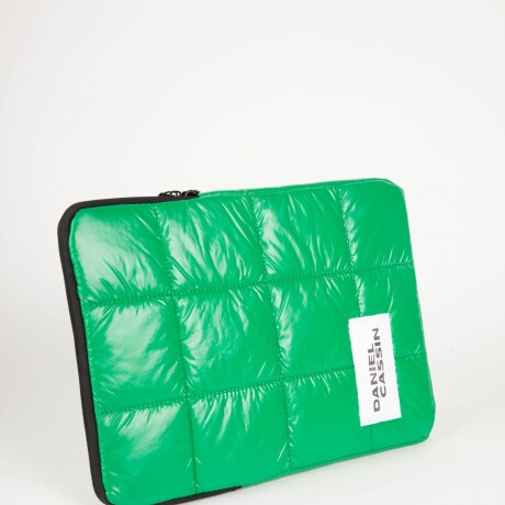 FUNDA PARA LAPTOP PUFFER Verde