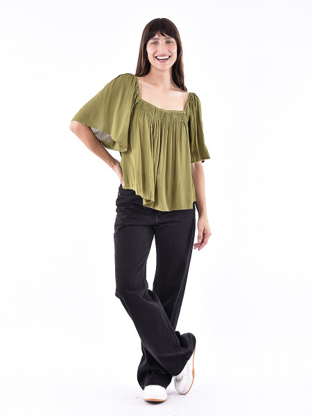 BLUSA CATA OLIVA