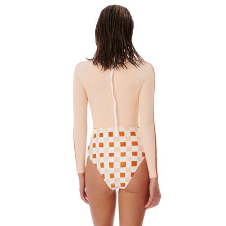 Lycra Rip Curl Surf Check Uv Peach