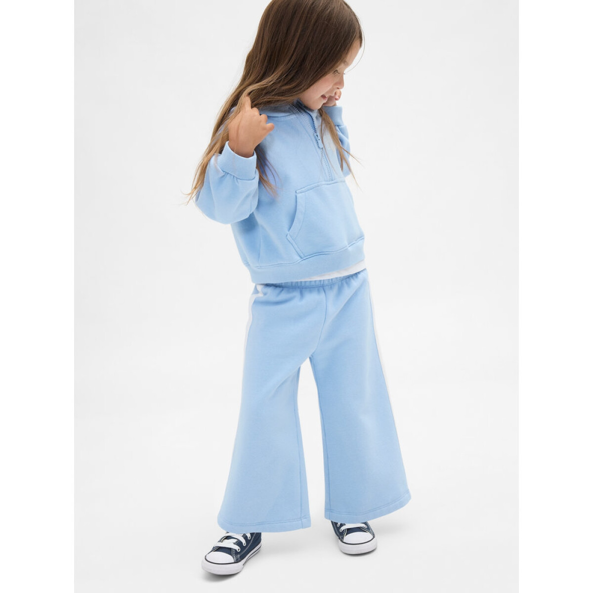 FLC HZ HOODIE X WIDE LEG SET - WIND BLUE 
