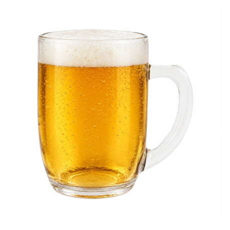 Jarra de cerveza de vidrio lisa Jarra de cerveza de vidrio lisa