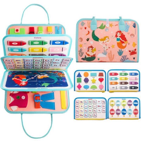 Valija Montessori con pagina de actividades - Sirena 452851 001