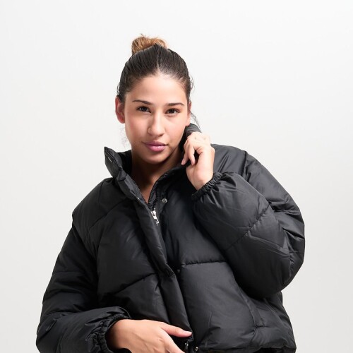 Campera dama puffer Slowly Black
