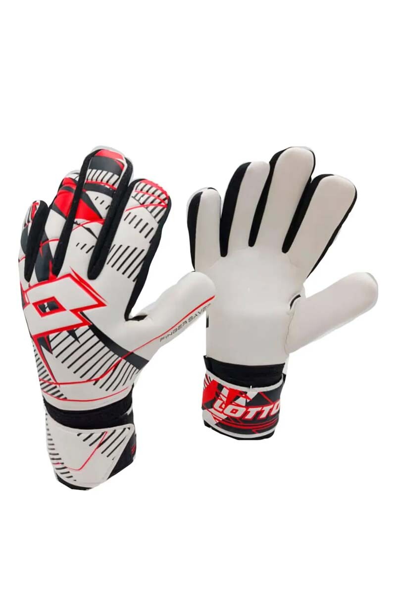 GUANTES DE GOLERO LOTTO Blanco