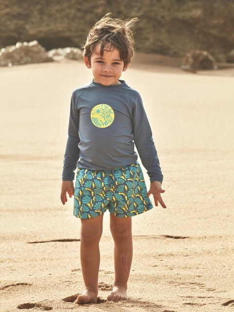 Camiseta Proteccion Waves Azul