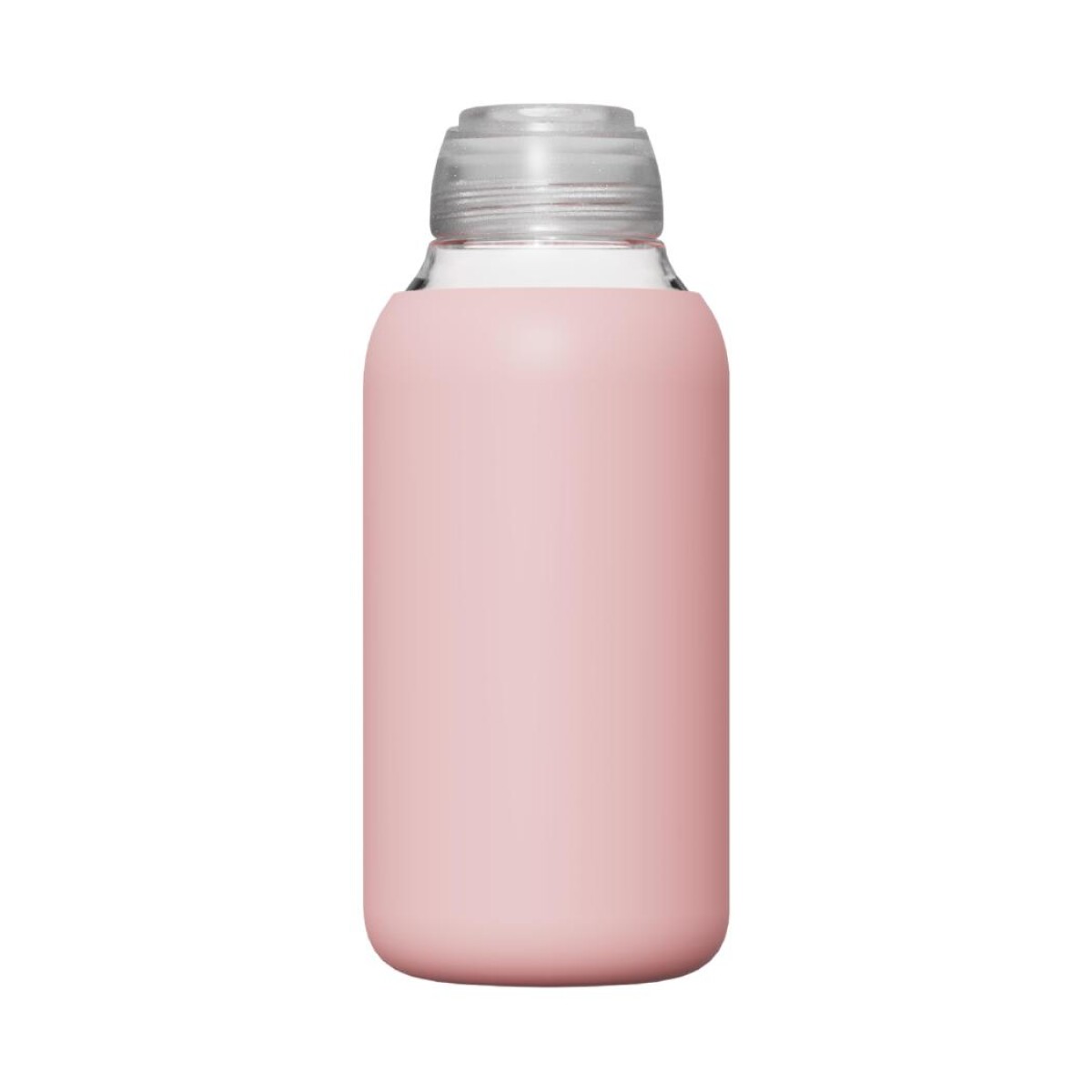 Botella de vidrio 500ml - rosa 