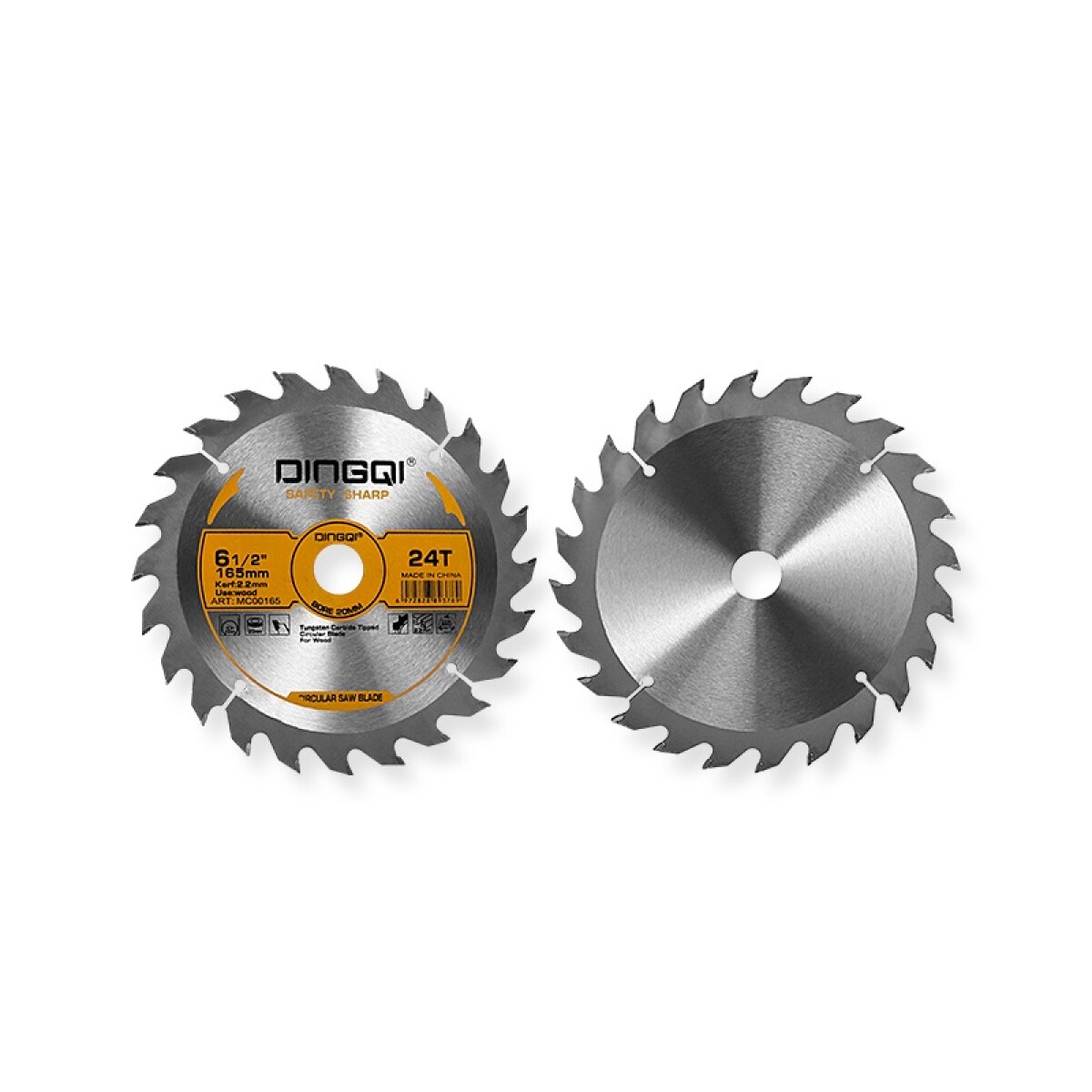 DINGQI HOJA SIERRA CIRCULAR 165 MM x 24 DIENTES 