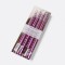 Pack de velas metalizadas torneadas x4 unidades Fucsia