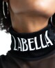 Remera Top Chicago Transparente Negra U