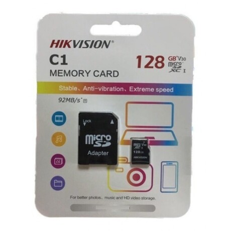 Tarjeta Memoria Micro Sd Hikvision Sdhc 128GB Class 10 001