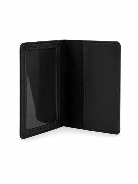 PORTAPASAPORTE NEGRO