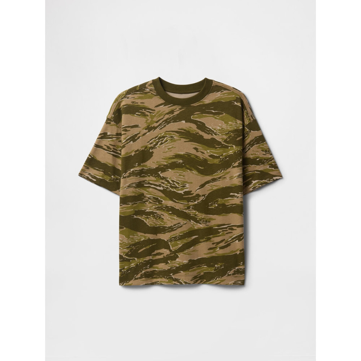 OS SS HW TEE - GREEN CAMO 