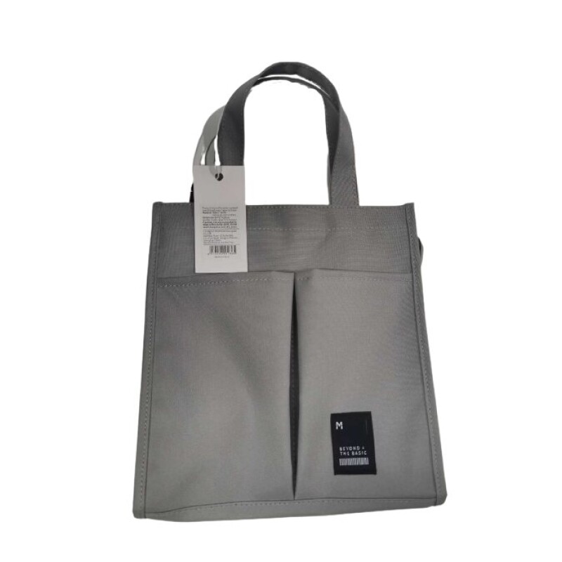 BOLSA DE ALMUERZO AISLANTE PORTÁTIL (GRAN CAPACIDAD/GRIS) BOLSA DE ALMUERZO AISLANTE PORTÁTIL (GRAN CAPACIDAD/GRIS)