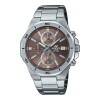 Reloj Casio Edifice EFV640D 5AVUDF para hombre en acero Marrón
