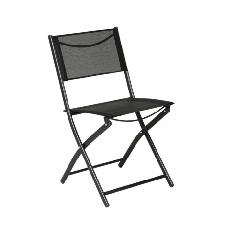 Silla De Patio De Textilina Negro Plegable 4651 Silla De Patio De Textilina Negro Plegable 4651