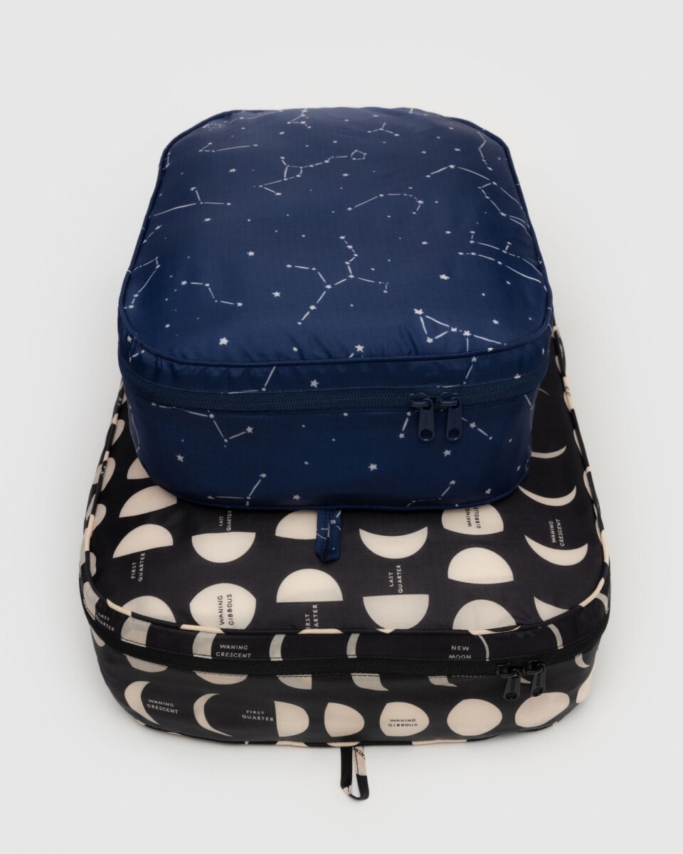 Set X 2 Neceser Organizadores Baggu Night Sky 