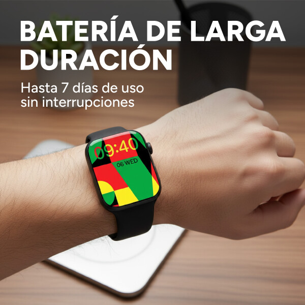 Reloj Inteligente Smartwatch Mallas Bluetooth Smart Miccell Color Negro