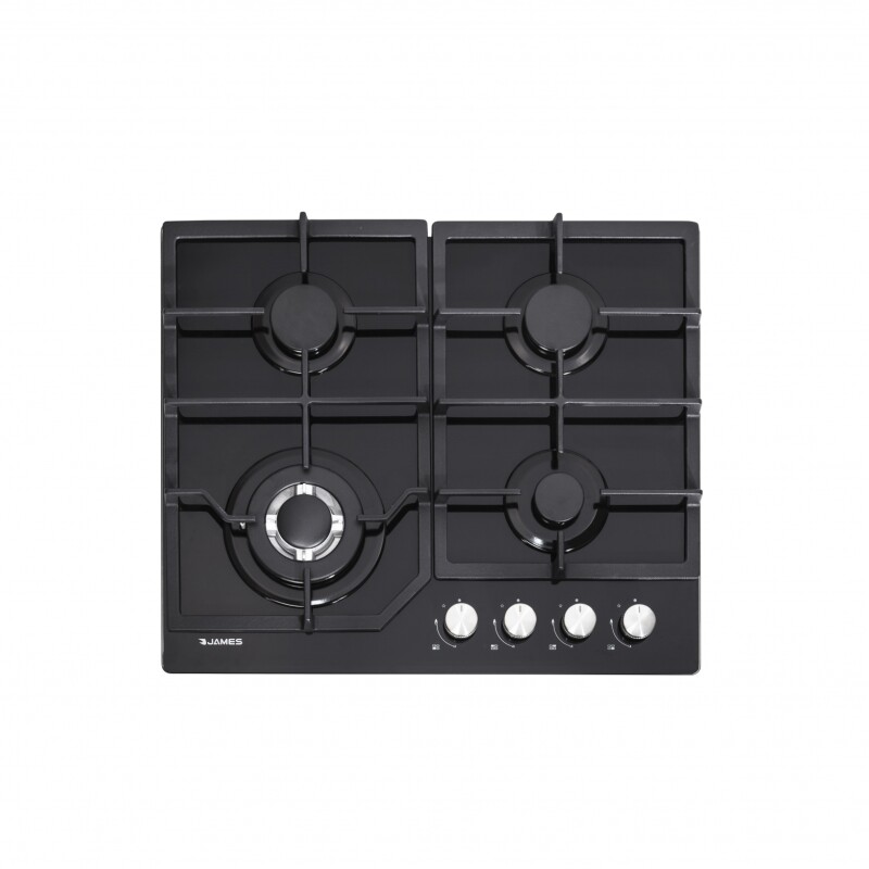 Anafe De Empotrar James 4 Hornallas A Gas De Vidrio Negro Modelo 4 HAG VNT(C/TERMOC) VIDRIO NEGRO(CH) Anafe De Empotrar James 4 Hornallas A Gas De Vidrio Negro Modelo 4 HAG VNT(C/TERMOC) VIDRIO NEGRO(CH)