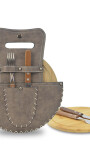 SET PARRILLERO ALBATROS TABACO
