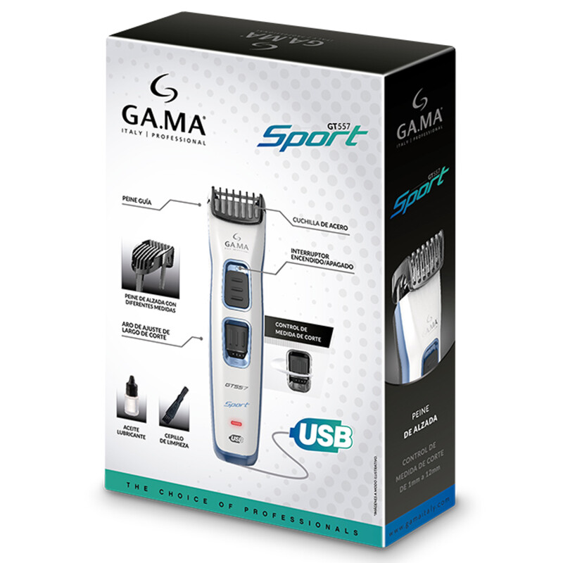 Cortadora de Pelo Clipper a Bateria Gama Sport GT577 Cortadora de Pelo Clipper a Bateria Gama Sport GT577