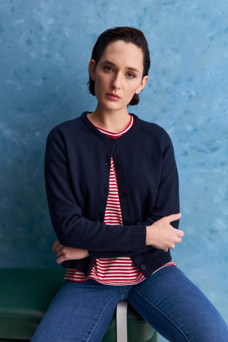 CARDIGAN ORIA Azul Marino