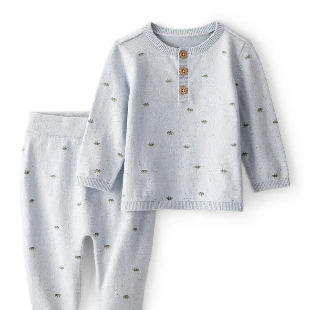 Set 2pz hilo algodon gris dinos carters Set 2pz hilo algodon gris dinos carters