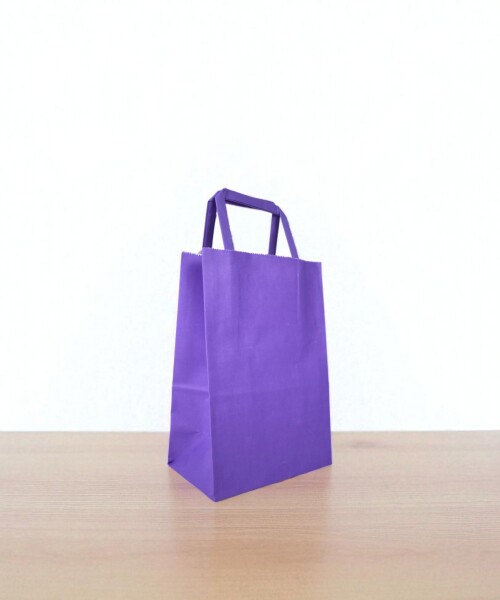 Bolsa lisa acuario 14x08x20 cm VIOLETA