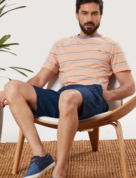 REMERA RAYADA Melon