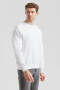 Buzo deportivo clásico escote redondo - UNISEX BLANCO