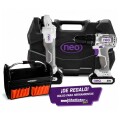 KIT AMOLADORA 4 Y 1/2 + TALADRO PERCUTOR A BATERIA NEO EN MALETIN + BOLSO KIT AMOLADORA 4 Y 1/2 + TALADRO PERCUTOR A BATERIA NEO EN MALETIN + BOLSO