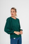 BLUSA PLISADA VERDE