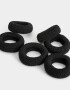 Gomitas Elásticas Sets Set por 6 Set De Gomitas Elásticas - Negro