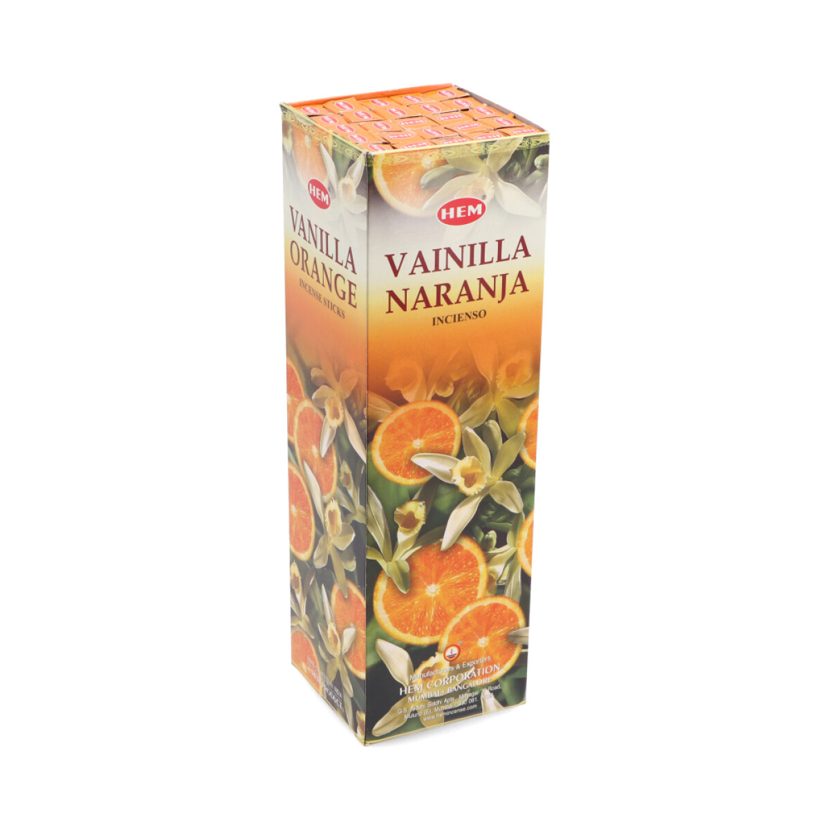 INCIENSO HEM CAJA COMÚN X25 - Vainilla/naranja 