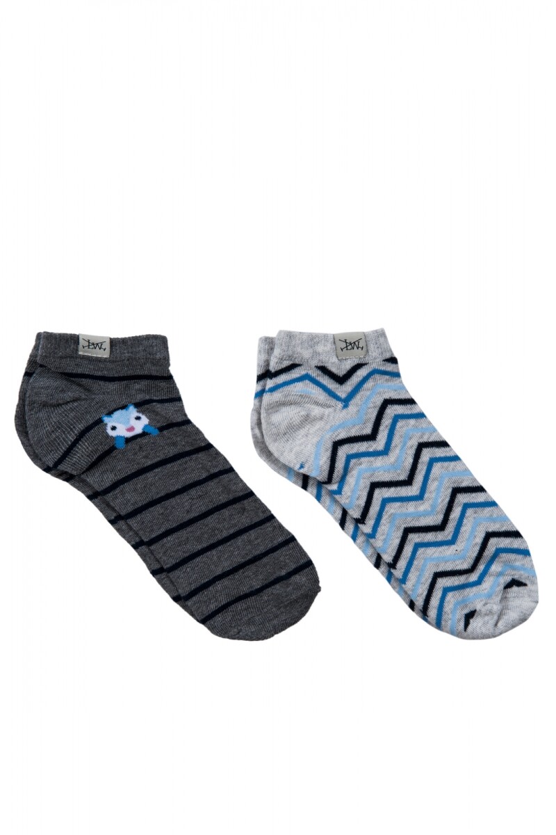 SOQUETES DISEÑO - PACK X 2 - Zigzag 
