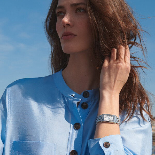 Reloj LONGINES Dolcevita de acero con esfera plateada Reloj LONGINES Dolcevita de acero con esfera plateada