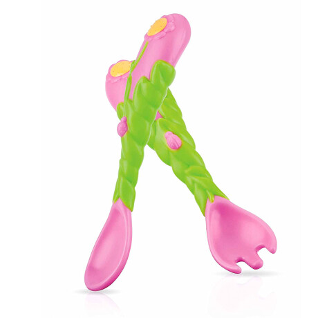 Set De Cubiertos Nuby Cuchara Tenedor Para Bebé Set De Cubiertos Nuby Cuchara Tenedor Para Bebé