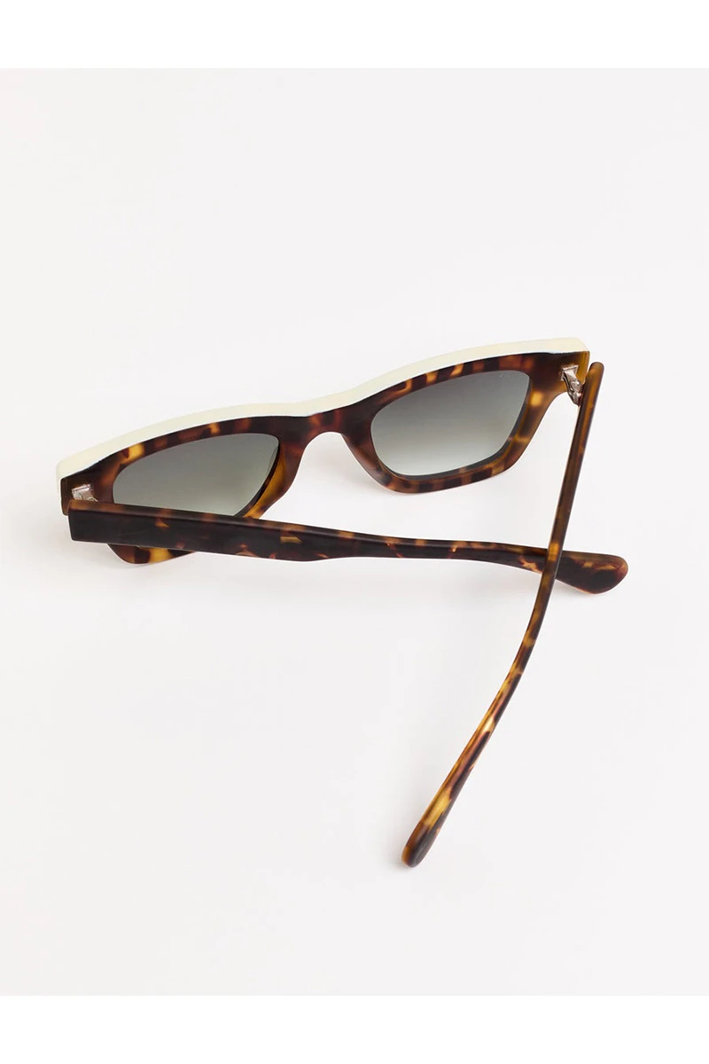 Lentes Tiwi Paul Rubber Vintage Tortoise With Green Gradient L
